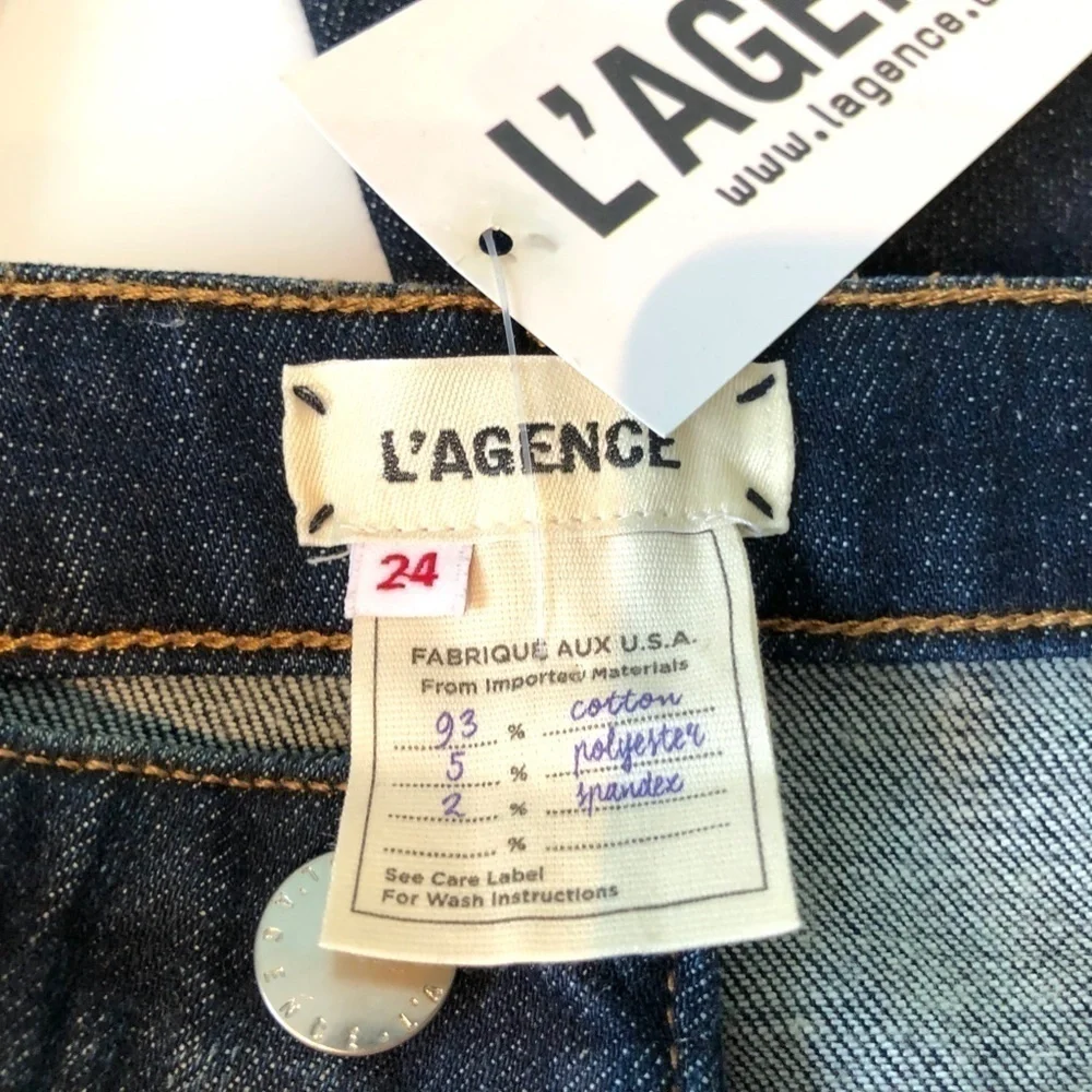 L'AGENCE Jeans High Line Skinny High Rise (24) NWT